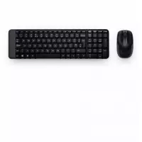 Logitech MK220 RF Draadloos Zwart toetsenbord