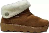 Rohde Pantoffel 6128 Cuoio Cognac Warm Gevoerd Suède