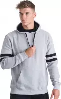 Game day hoodie, Kleur Heather Grey  / Deep Black, Maat S