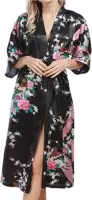 Merkloos Innovative Seamless Fashion Unisex zwart Kimono One Size