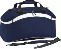 BagBase Teamkleding Sport Holdall / Duffeltas (54 liter) (Franse marine / Wit)