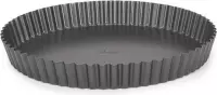 vlaaivorm 24 cm staal antraciet