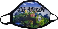 "Minecraft" Kindermondkapje - Maat M (jeugd 9-17 jaar) - Niet-Medisch - Herbruikbaar - Stoffen - Gaming - Rekbaar