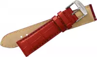 Fromanteel - Horlogeband - 20 mm - Rood - S-021