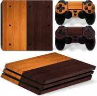Wood Colors – PS4 Pro Skin | Playstation 4 Pro console en 2 controller skins