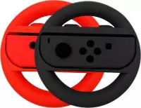 Switch stuur voor Joy-Con - 2 stuks - Zwart/Rood - Nintendo Switch Accessoires - Geschikt voor Nintendo Switch