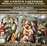 Ad Cantus Laetitiae: Musique Sacrée En Vallée D'Aoste