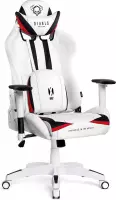 Bobby's Gamingstoel - 4D Armleuningen - Bureaustoel - Leunstoel - PC Stoel - Hoogte Verstelbaar - Ergonomische Stoel - Draaibare Stoel - Luxe - Wit - Rood