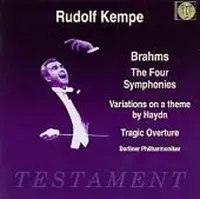 Rudolf Kempe - Brahms: The Four Symphonies, etc / Berliner