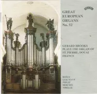 Great European Organs No.52: St Pierre. Douai. France