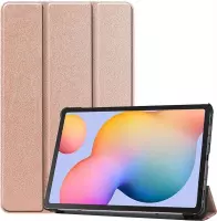 Samsung Galaxy Tab A 10.1 inch 2019 - Ultraslanke Hoesje Tri-Fold Cover Case - Rose goud