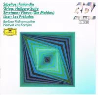 Sibelius*, Grieg*, Smetana*, Liszt*, Berliner Philharmoniker, Herbert von Karajan ‎– Finlandia / Holberg Suite / Vltava / Les Préludes