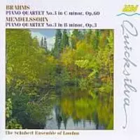 Brahms, Mendelssohn: Piano Quartets no 3 / Schubert Ensemble