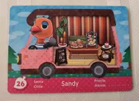 Amiibo animal crossing new horizons buskaarten serie 5 first prints Sandy 26