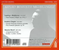 Arturo (Pian Bendetti Michelangeli - Beethoven/Chopin/Ravel: The Vatican (CD)