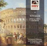 1-CD VIVALDI - WIND & STRING CONCERTOS - RAYMOND LEPPARD / HANS-MARTIN LINDE / HAN DE VRIES