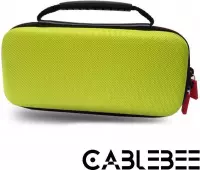 Cablebee harde beschermhoes geel geschikt voor Nintendo Switch Lite