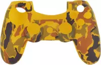 Siliconen hoes Camo Geel - voor PS4 controller