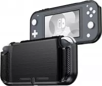 Siliconen Anti Slip Beschermhoes Geschikt Voor Nintendo Switch Lite Console - Soft Cover Case Hoes Protector Shell Sleeve - Zwart