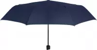 paraplu Mini heren 96 cm polyester/staal blauw