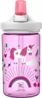 drinkbeker Eddy+ Unicorn junior 0,4 liter tritan roze