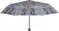 paraplu Mini Slang dames 97 cm microvezel bruin