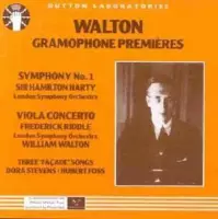 WALTON: GRAMOPHONE PREMIERES: SYMPHONY NO. 1 , VIOLA CONCERTO