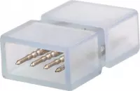 Aigostar - 4-pins waterdichte ledstrip connector - 10 stuks - Geschikt voor RGB en RGBW - Type 2835 ledstrips