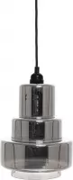 MLK - Hanglamp - 1 lichts - E27 - Zilver - ca. 20cm (L/T) x 20cm (B) x 29cm (H) ca. 1250 g