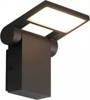 QAZQA zane - Moderne LED Wandlamp voor buiten - 1 lichts - D 13.02 cm - Antraciet - Buitenverlichting