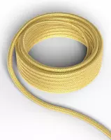 Calex Textielsnoer 2-aderig metallic goud 1.5 meter
