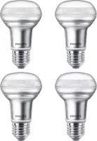 4 stuks Philips led reflectorlamp R63 4.5W 2700K Dimbaar