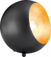 LED Tafellamp - Trinon Blinky - E14 Fitting - Rond - Mat Zwart - Aluminium