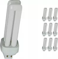 Voordeelpak 10x Osram Dulux D/E 13W 830 | Warm Wit - 4-Pin.