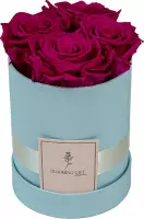Flowerbox longlife rozen | BLUE | Small | Bloemenbox | Longlasting roses FUCHSIA | Rozen | Roses | Flowers