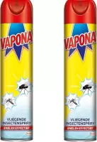VAPONA Insectenbestrijding - Vliegende Insectenspray - Vliegenverjager - 300ml