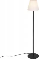 QAZQA virginia fl - Moderne Vloerlamp | Staande Lamp - 1 lichts - H 1500 mm - Zwart - Buitenverlichting