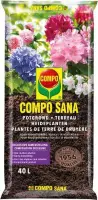COMPO SANA Potgrond Heideplanten - incl. meststof met 100 dagen werking - voor alle zuurminnende planten - voor een prachtige bloei - 40L