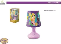 Disney - Tangled Rapunzel - Nachtlampje kinderen - Lila - 18cm