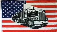 Vlag USA Fuel Truck Black