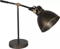 Clayre & Eef Vloerlamp 20*62*60 cm E27/max 1*60W Koperkleurig Ijzer Rechthoek Staande Lamp Staanlamp