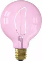 Calex Colors Nora - Roze - Led lamp - Ø95mm - Dimbaar