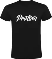 Prutser Heren t-shirt | Huis Anubis | Jeugd  | grappig | cadeau | Zwart