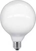 Gloeilicht LED lamp 4W (vervangt 40W) grote fitting E27 Opaal/Melkglas Dimbaar 95mm