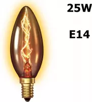 Calex Kooldraadlamp Goldline 25W E14 Kaars