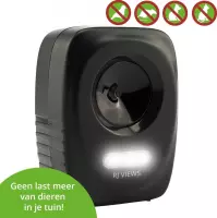 Ultrasone Kattenverjager (Oplaadbaar) voor in de Tuin - USB & Batterij - Kattenschrik - Ongedierteverjager - Afweermiddel - Marters