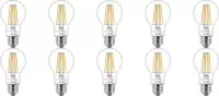 PHILIPS - LED Lamp 10 Pack - SceneSwitch Filament 827 A60 - E27 Fitting - Dimbaar - 1.6W-7.5W - Warm Wit 2200K-2700K | Vervangt 16W-60W