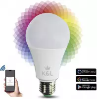 K&L® Smart Bulb Slimme verlichting - Geen Hub nodig - Smart Lamp