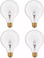 4 stuks Osram halogeen Globelamp G95 E27 20W helder