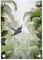 Villa Madelief | Tuinposter Jungle Green | 70x100cm | Vinyl | Tuindecoratie | Tuinschilderij